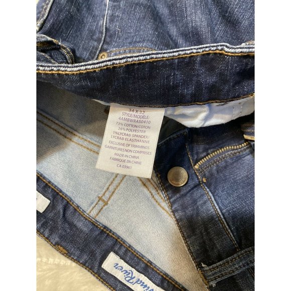 WindRiver Outfitting Blue Jeans Slim Fit 34x32 (33x31  msrd) - Picture 10 of 11